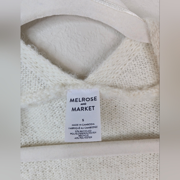 Melrose & Market Grandma's Womens Sweater Sz S Over Sized Open Front Super Soft - Picture 4 of 8